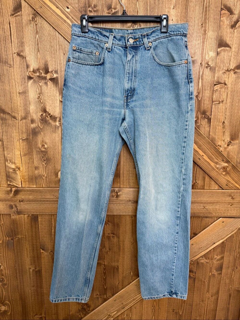 Vintage Levi’s 550 Jeans Men’s 33x32 Relaxed Fit Light Wash 100% Cotton(9283)